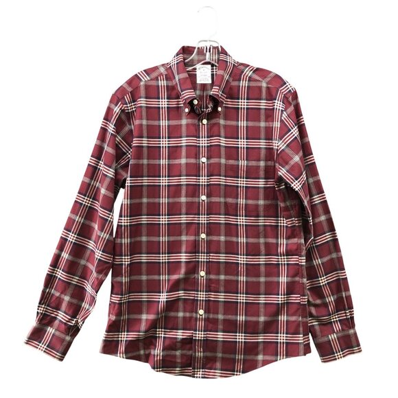 Brooks Brothers Other - Brooks Brother Regent The Original Polo Shirt Mens M Supima Cotton Red Plaid